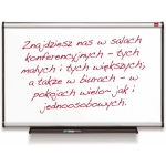 NOBO Tablica suchościeralna PRESTIGE 90x60 cm rama aluminium, lakierowana