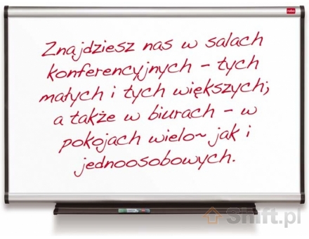 NOBO Tablica suchościeralna PRESTIGE 90x60 cm rama aluminium, lakierowana