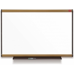 NOBO Tablica suchościeralna PRESTIGE 90x60 cm rama imitacja drewna, porcelanowa
