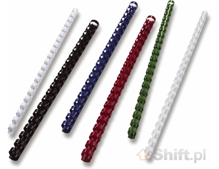 GBC Grzbiety plastikowe 10mm - 100 szt. Zielone