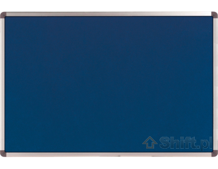 NOBO Tablica tekstylna ELIPSE 90x120cm niebieska