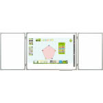2x3 Tryptyk interaktywny ēno™ flex (biała)