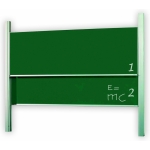 2x3 Tablica kredowa 200x120 cm, system kolumnowy